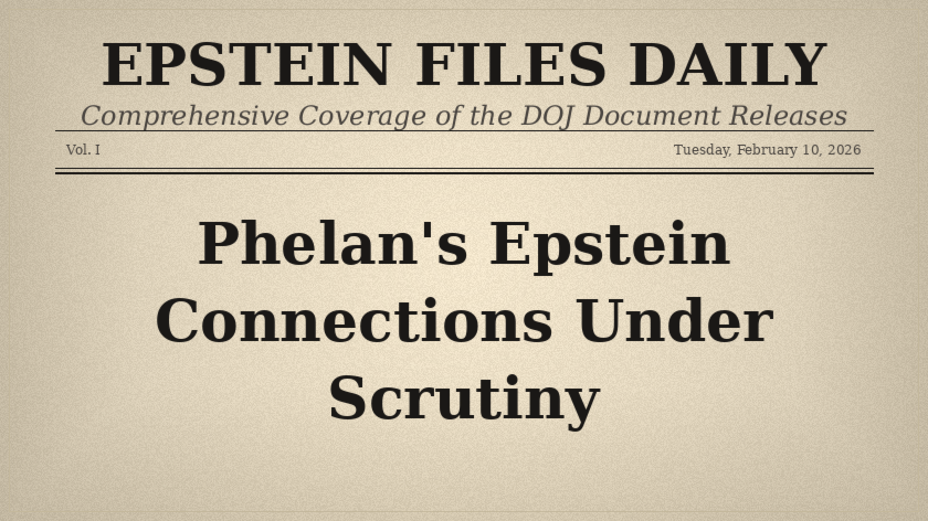 February 10: DOJ Releases 3 Million+ Pages, Questions Remain
